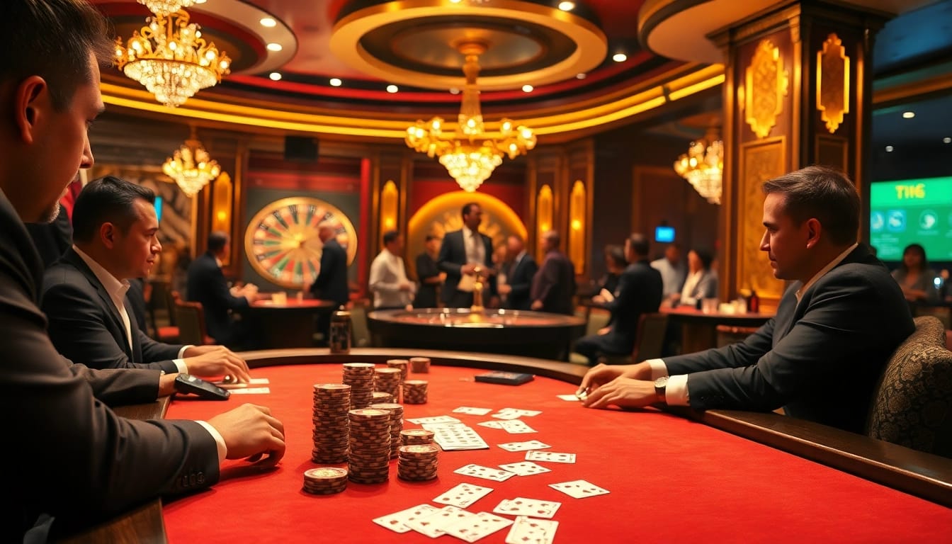 Experience the excitement of betting at 8kbet.town with high-stakes poker and rolling roulette.