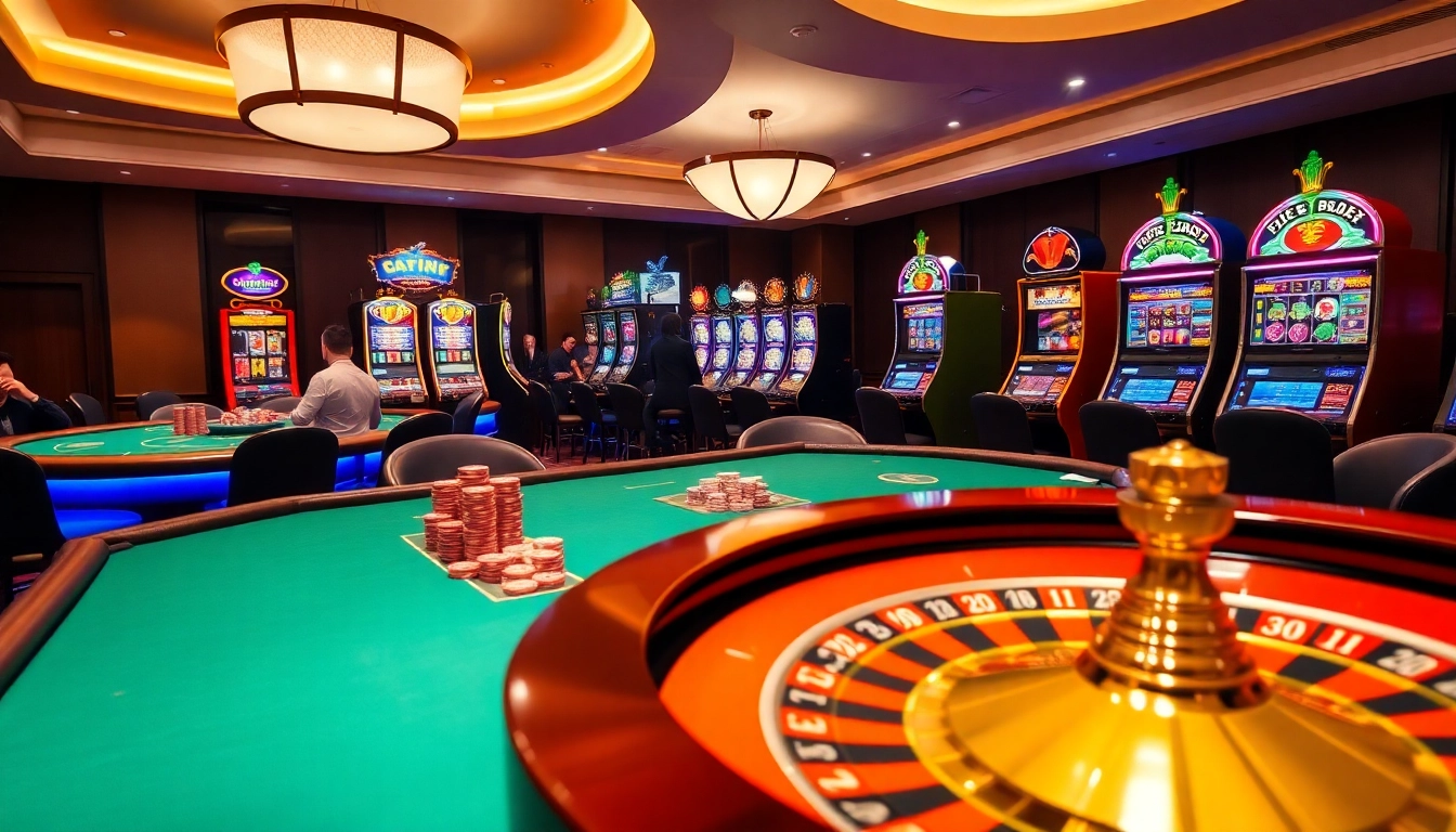 Players enjoying table games at https://789b.one/ with vibrant casino visuals and high-stakes excitement.