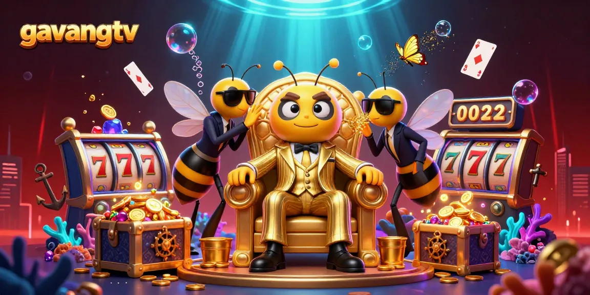 Gavangtv brings thrilling online slot experiences with vibrant characters and slot reels.