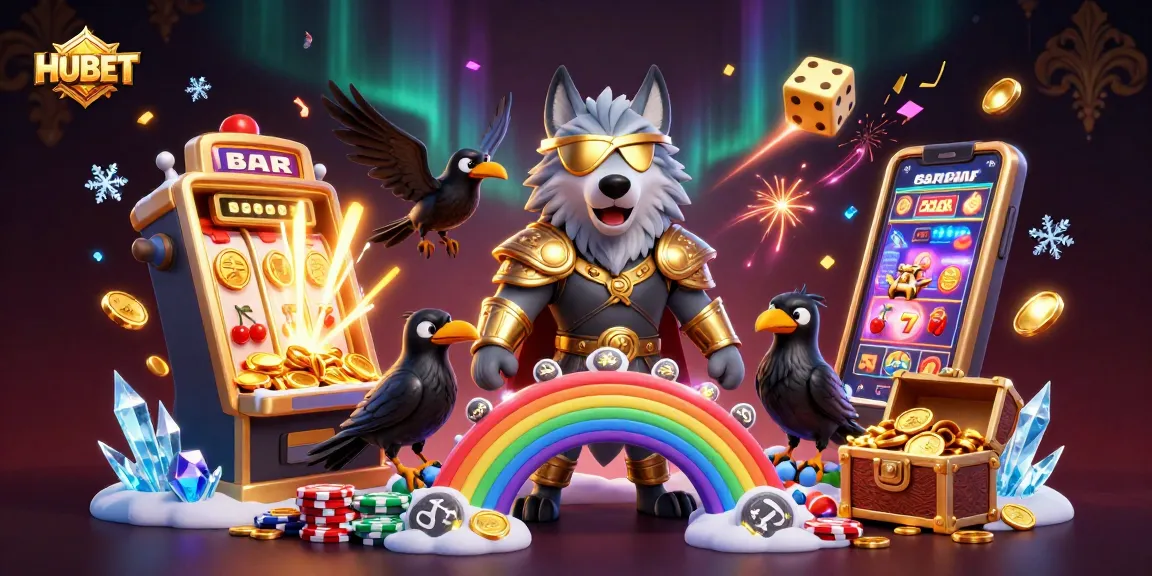 Experience thrilling gameplay with HUBET in a vibrant 3D casino world bursting with excitement and rewards.