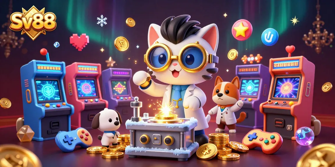 Experience the thrill of Sv88 through a whimsical 3D cartoon world of gaming excitement and innovation.