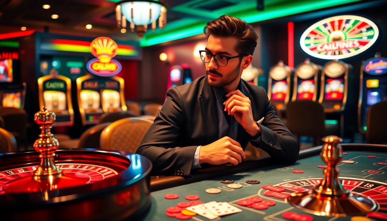 Experience thrilling gameplay with truyện and vibrant poker chips on a luxury casino table.