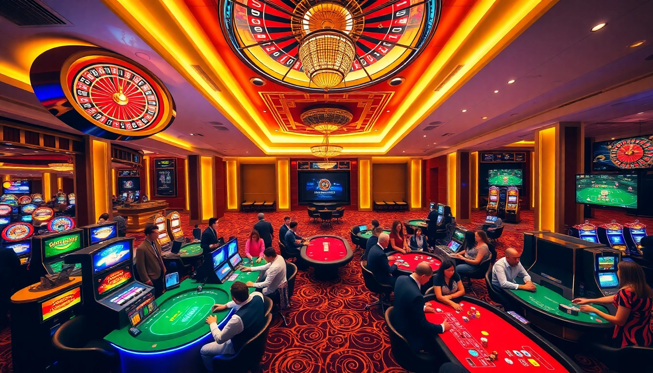 Experience luxurious gambling at loto188.gb.net with vibrant roulette and slot machines.