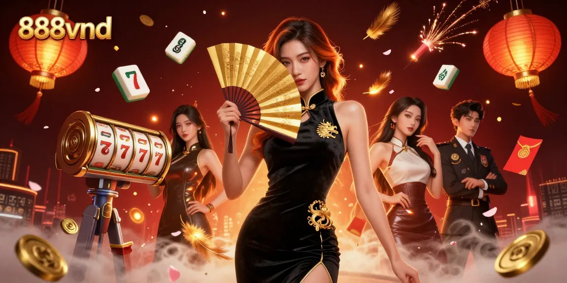 Engage with thrilling games at 888vnd featuring stunning visuals of Asian casino culture.