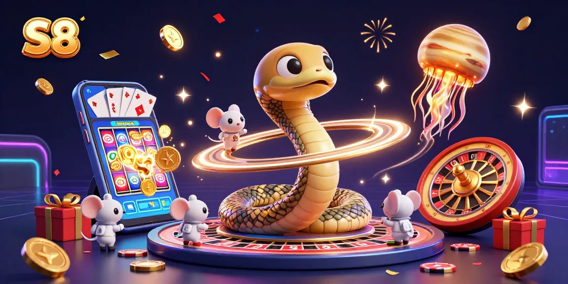 Spin to win with S8: Engage in thrilling betting action and cosmic fun!