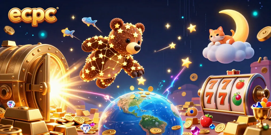 Join the thrilling world of ecpc credit card casinos with this vibrant 3D illustration showcasing rich gameplay elements.