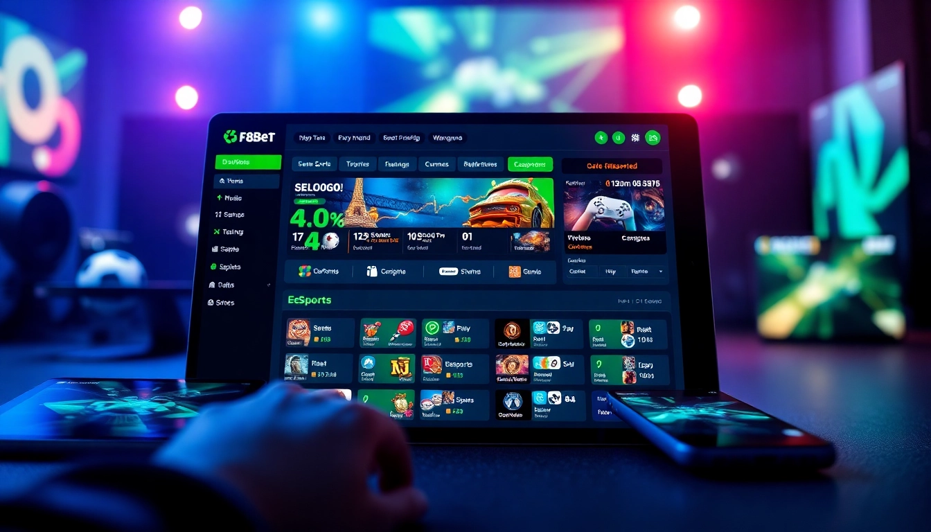 Experience F8bet's user-friendly online betting platform featuring sports and casino games