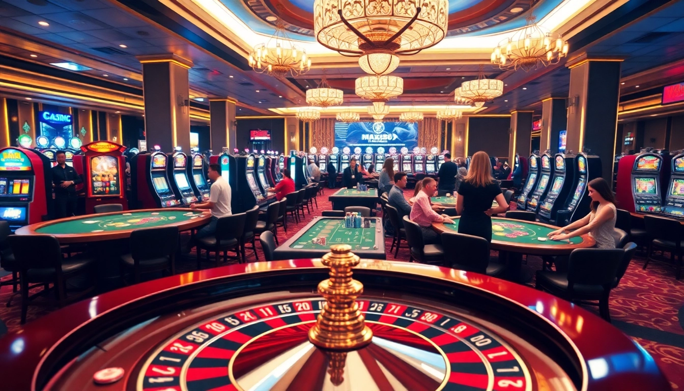 Experience the thrill of max88 casino with vibrant games and energetic players.