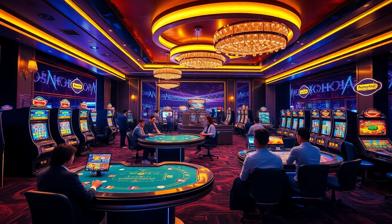 Engaging gaming experience at winvn88.live with vibrant casino atmosphere.