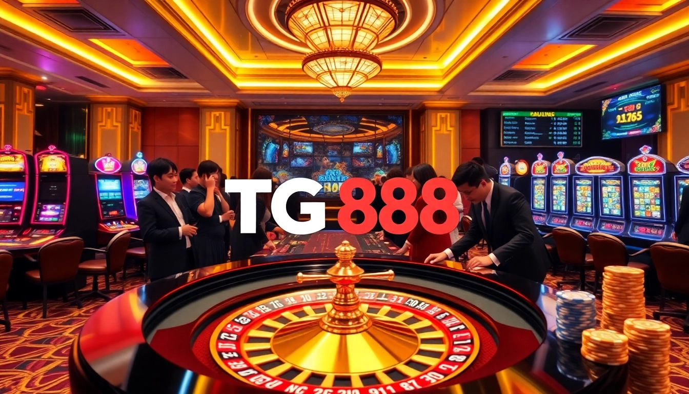 Experience the thrill of live gaming at TG88 with vibrant roulette action and exciting bets.