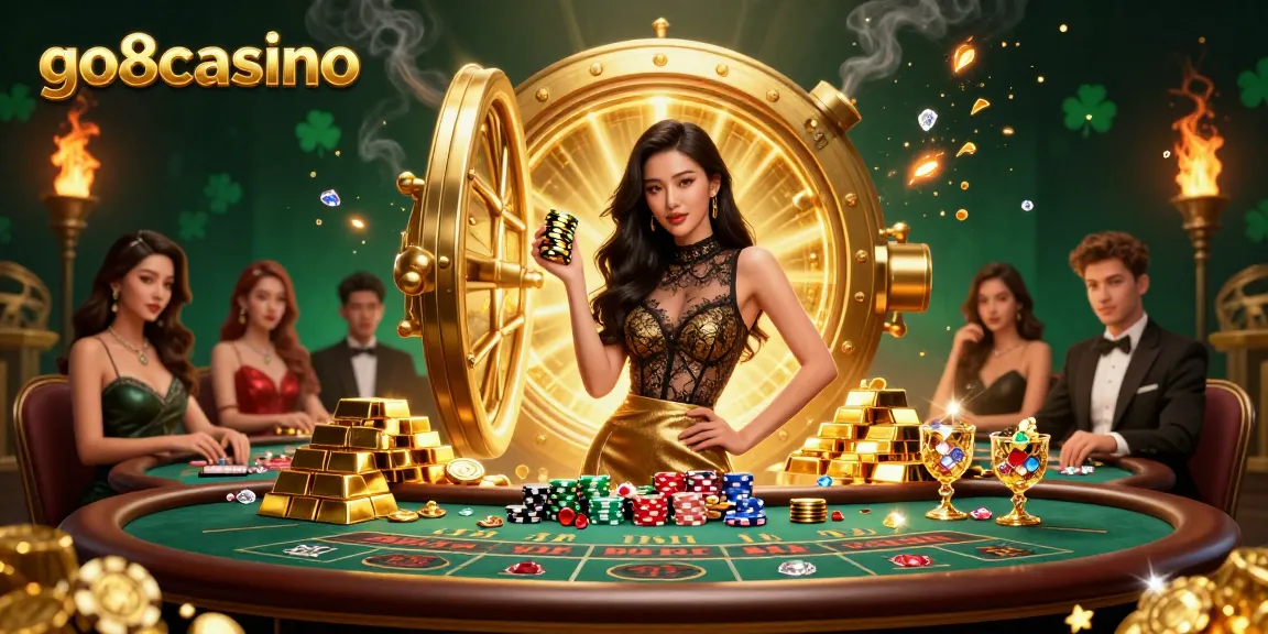 Win big at go8casino with a glamorous baccarat experience filled with golden treasures and elite players.