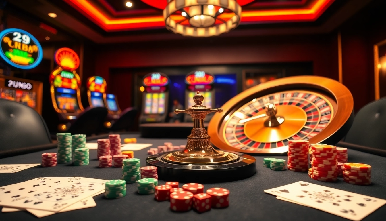 Experience the excitement of gambling at vip88.games with vibrant casino visuals and high-stakes action.