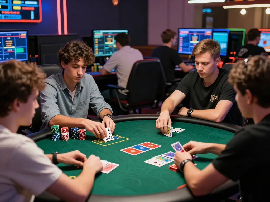 Engaged players enjoying live poker game at https://789beta2.com/ showcasing vibrant casino atmosphere.
