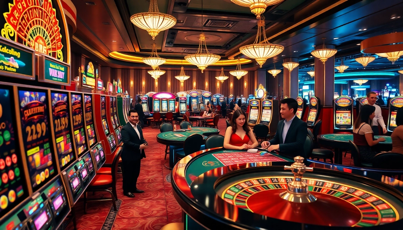 Experience high-stakes gaming excitement at https://bj88h.org/ with vibrant casino elements.