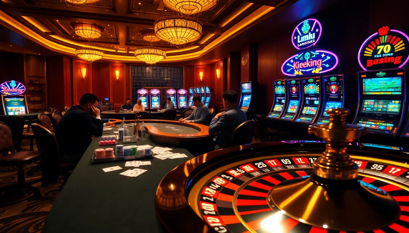 Winning moment at 79king casino, showcasing poker chips and cards on a luxurious table.
