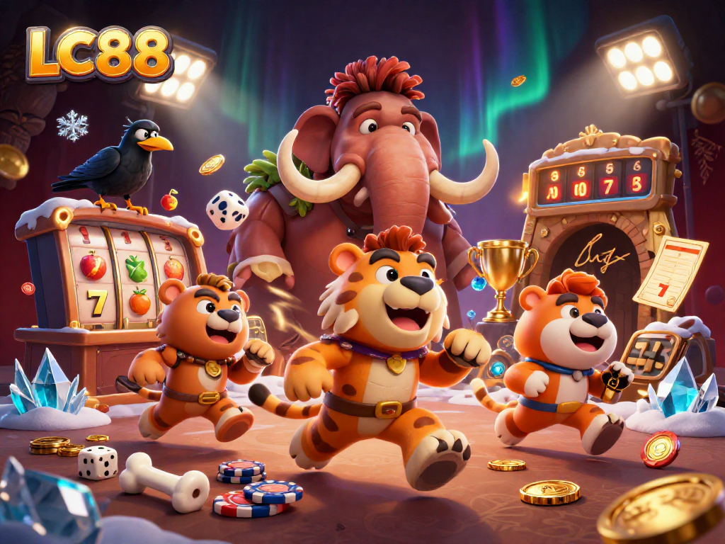Experience thrilling wins at LC88 with exciting slot reels and dynamic casino atmosphere.