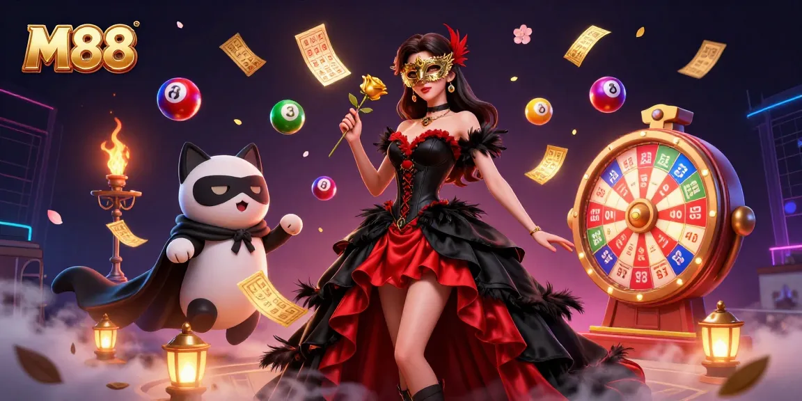 M88 offers thrilling gaming experiences with vibrant casino elements and dynamic lottery features.