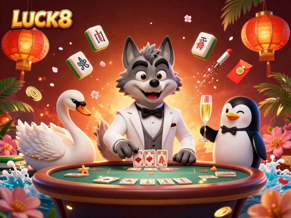 LUCK8 mang đến trải nghiệm casino đặc sắc với chú sói quý phái và những thẻ bài độc đáo.