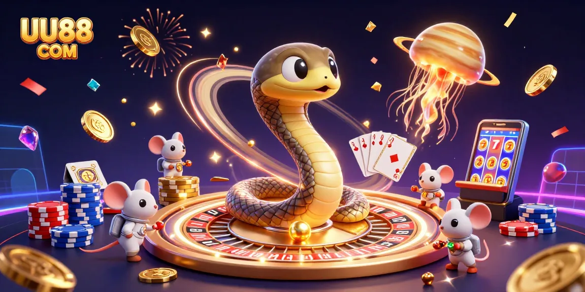 Experience the thrill of winning with UU88 COM as cartoon characters spin the roulette wheel