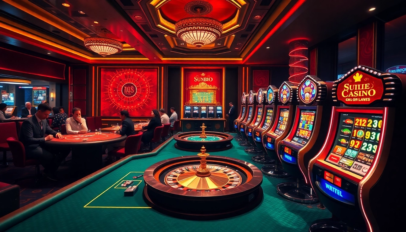 Experience thrilling gameplay and luxurious visuals at sun88i.casino with vibrant casino elements.