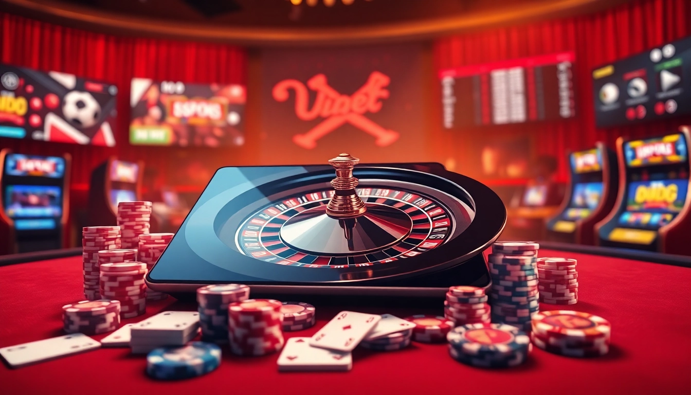 Engaging roulette and poker gameplay displaying https://hm88.cafe/ betting interface with live casino intensity