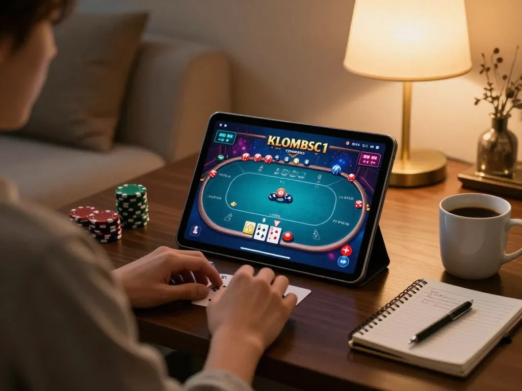 Engaging in strategic poker gameplay on B52Club's app for a thrilling online gambling experience.