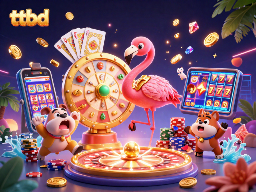 Experience ttbd with thrilling spins, vibrant prizes, and dynamic gameplay in this exciting 3D illustration.