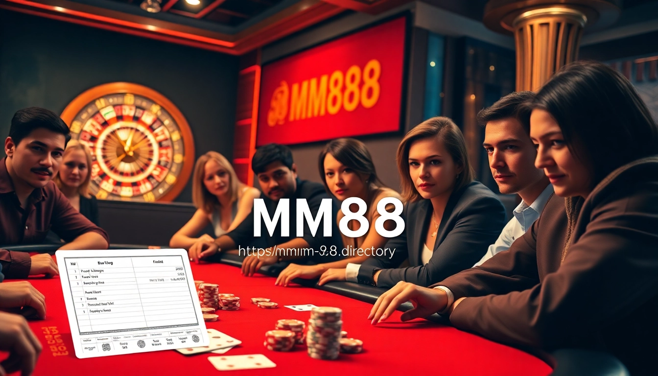 Connect to the thrilling poker experience at https://mm88.directory/ with a professional gaming ambiance.