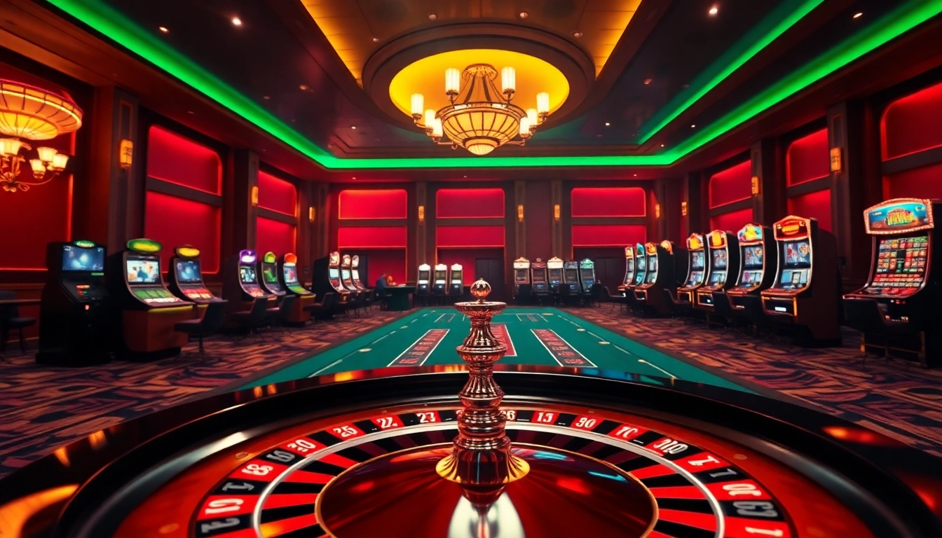 Experience thrilling gameplay at https://hb88.clinic/ with colorful casino tables and engaging slot machines.