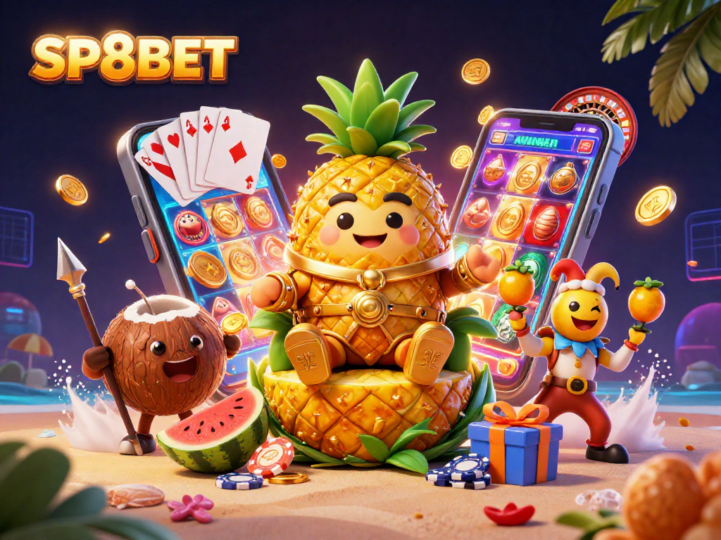 Experience the vibrant SP8BET online casino scene with a tropical twist and dynamic gaming elements.