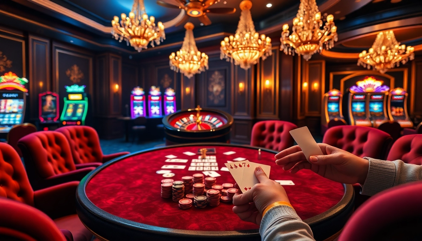 Experience the thrill of gambling at a premium nhà cái uy tín casino poker table.
