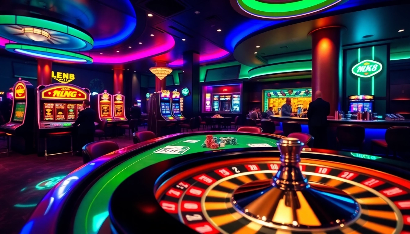Experience MK8 casino excitement with vibrant poker games and luxurious slot machines.