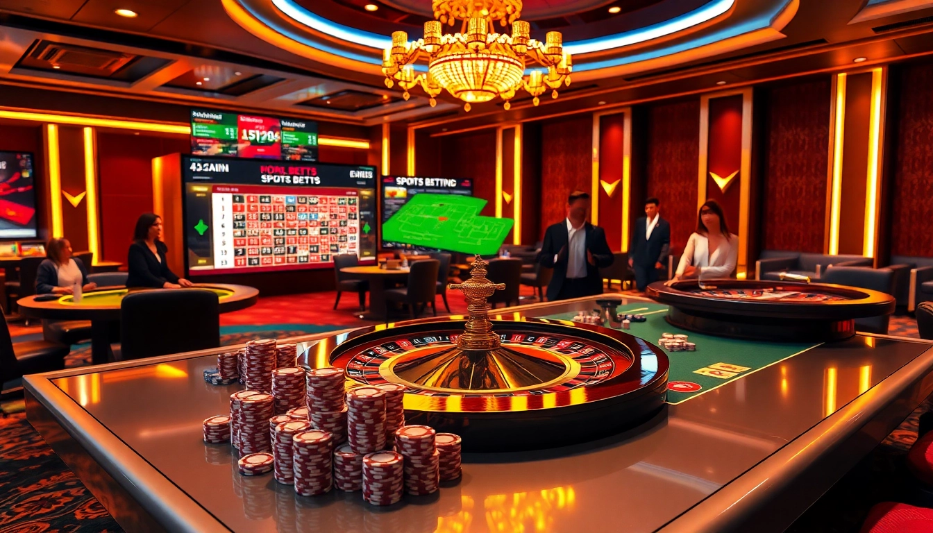 Experience the thrill of sports betting at OK9 update with vibrant casino visuals and engaging players.