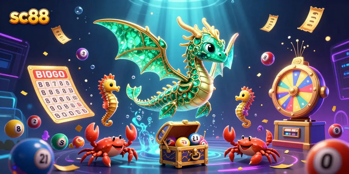 Spin the exciting world of sc88 with vibrant lottery elements and stunning underwater characters.
