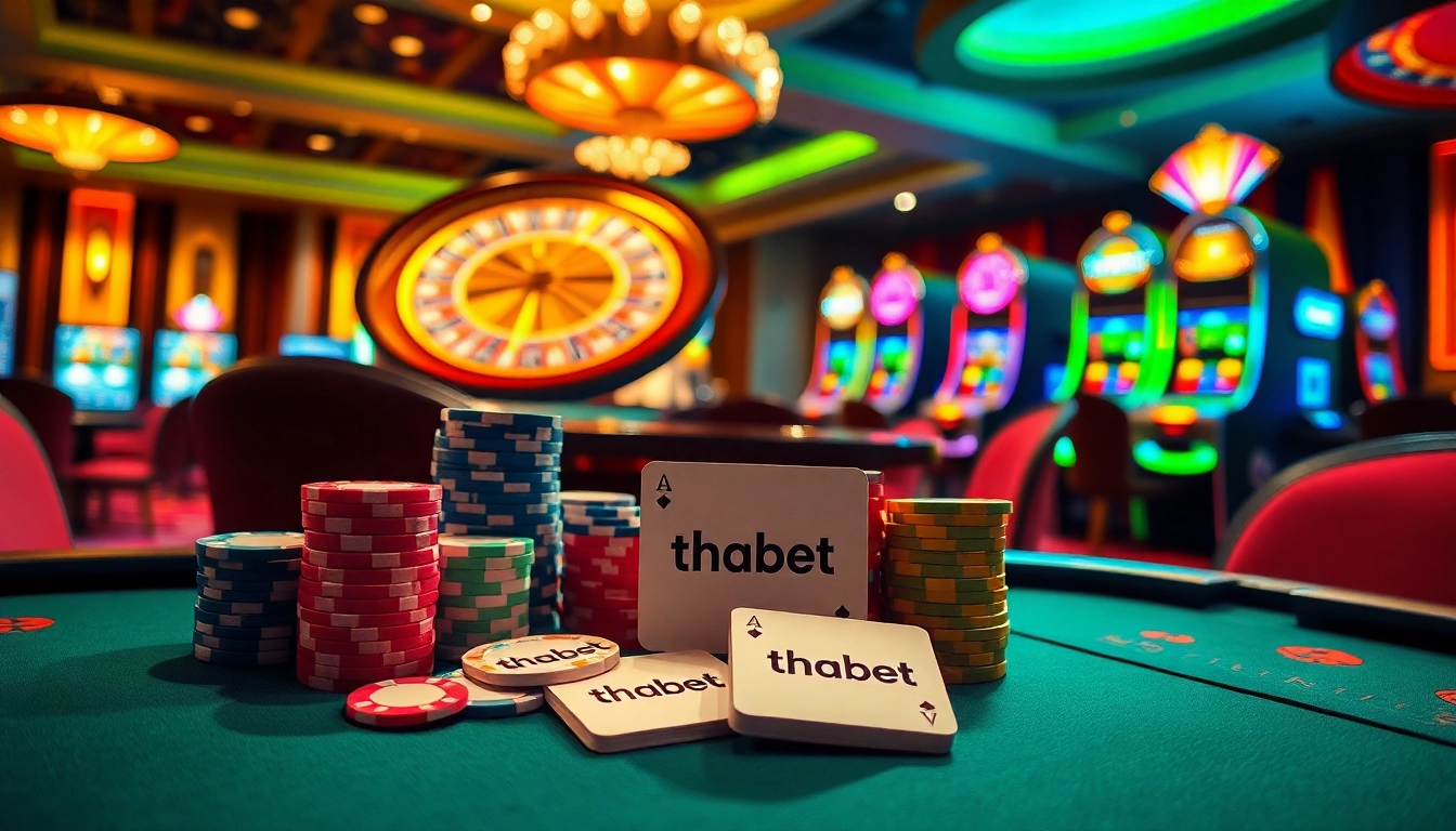 Experience the thrill of thabet with vibrant casino tables and high-stakes excitement.