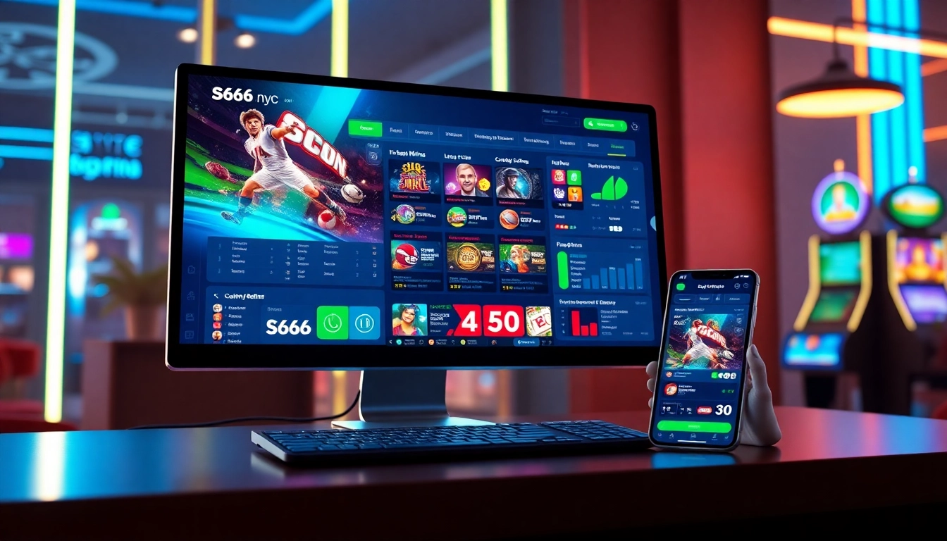 S666.nyc online betting platform showcasing live gaming and user-friendly interface