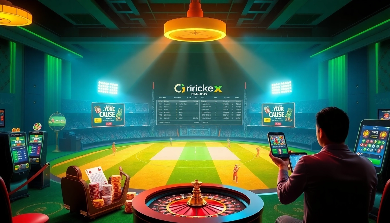 Betting on live cricket with Crickex at vibrant online casino tables featuring real-time odds and exciting gameplay.