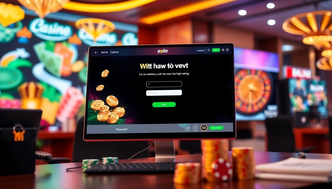 Experience seamless Rút tiền 69VN with a virtual casino interface showcasing excitement and security.