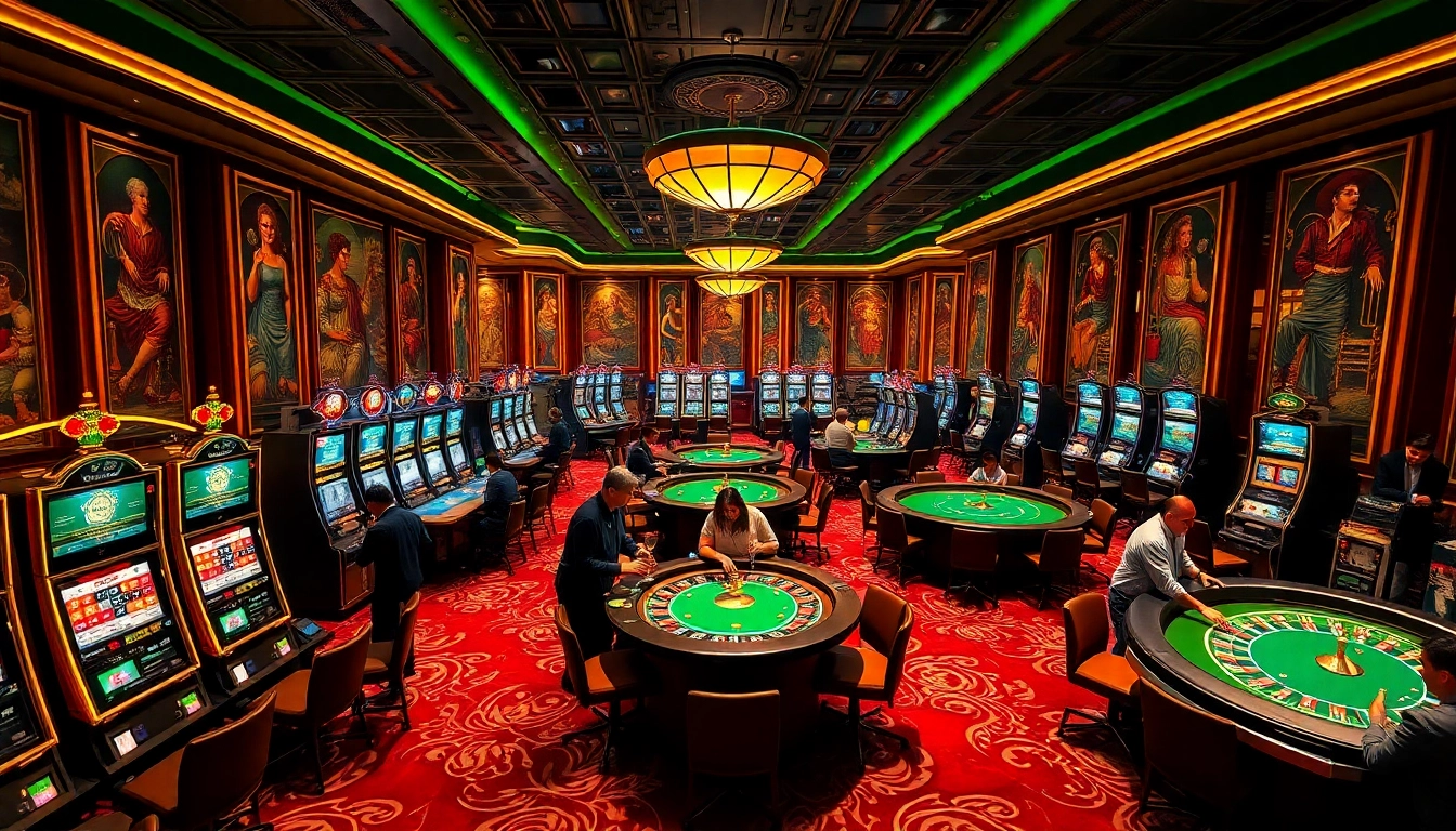 Experience the thrill of chotruyen as players engage at vibrant casino tables.