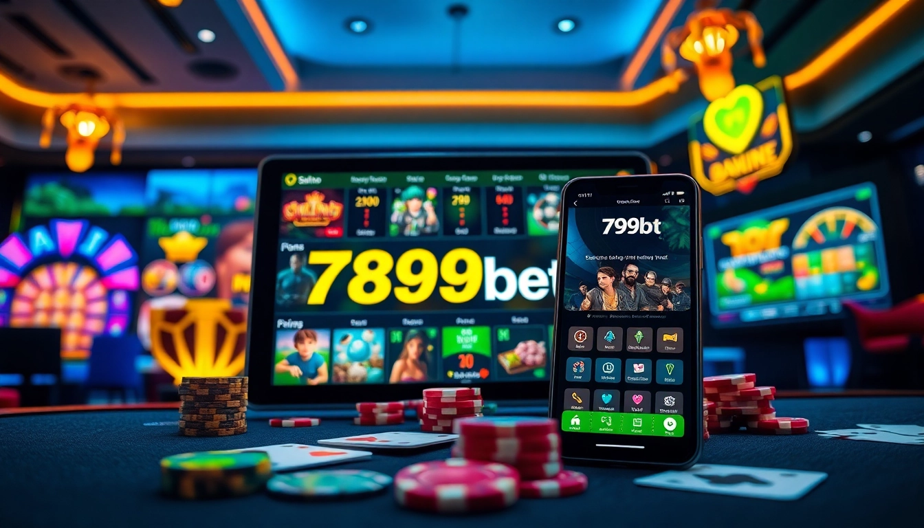 Experience the excitement of online gambling with 789bet, showcasing vibrant casino games and a friendly interface.