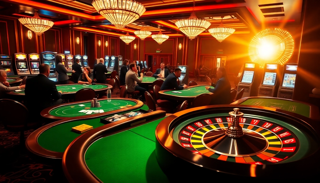 SODO CASINO players enjoying an exciting game at a vibrant poker table with colorful chips.