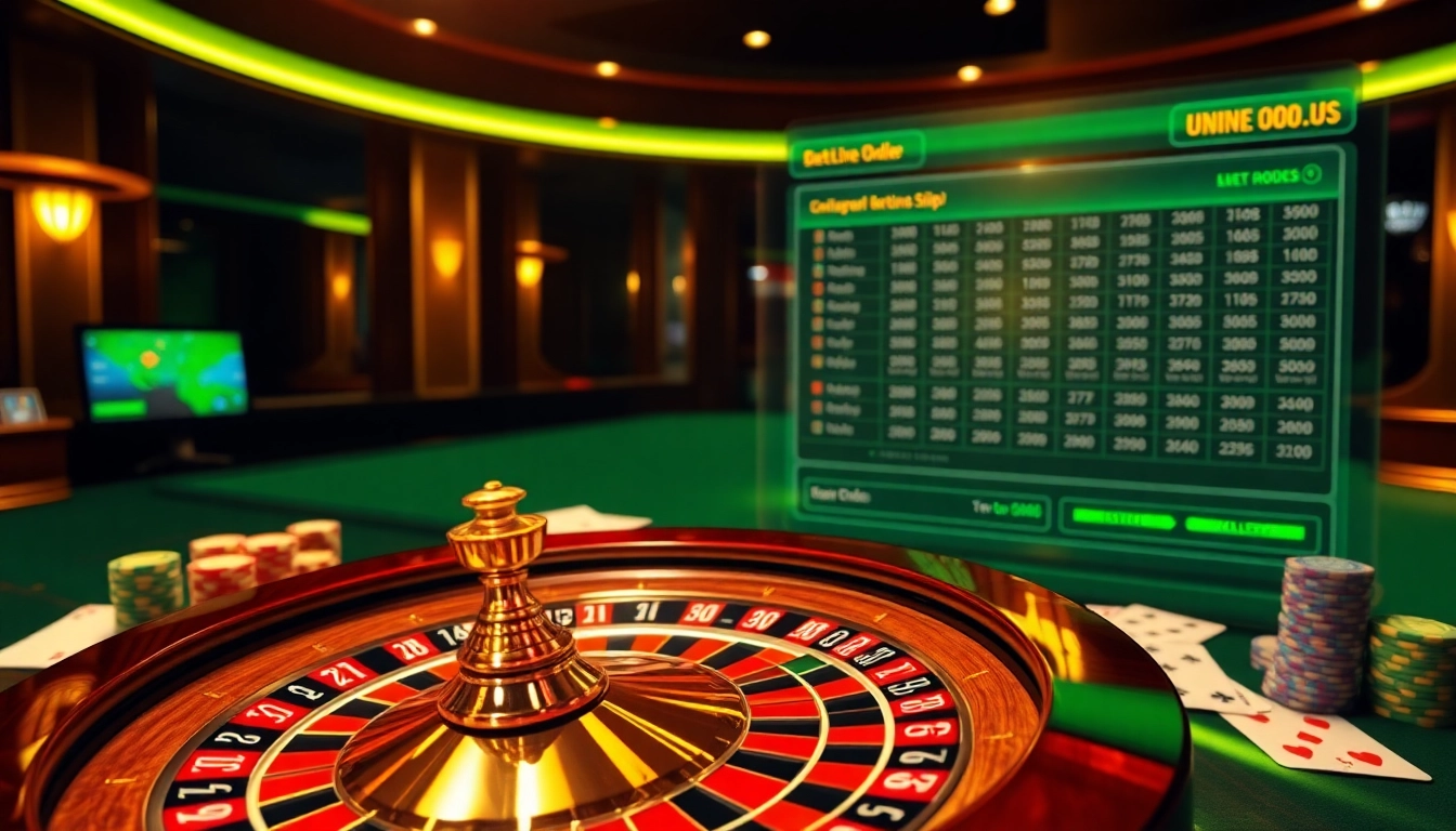 Engage in thrilling online gaming at ok365 com, featuring vibrant roulette and betting elements.
