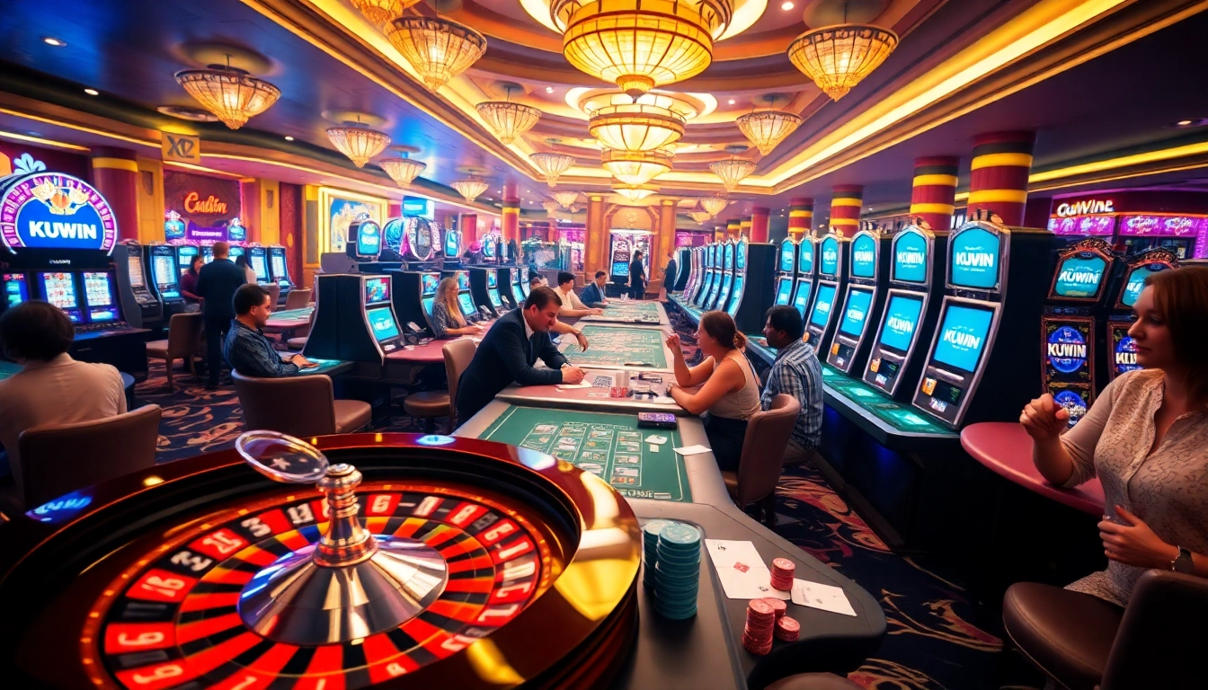 Experience the excitement of gambling at KUWIN's vibrant casino gaming scene.