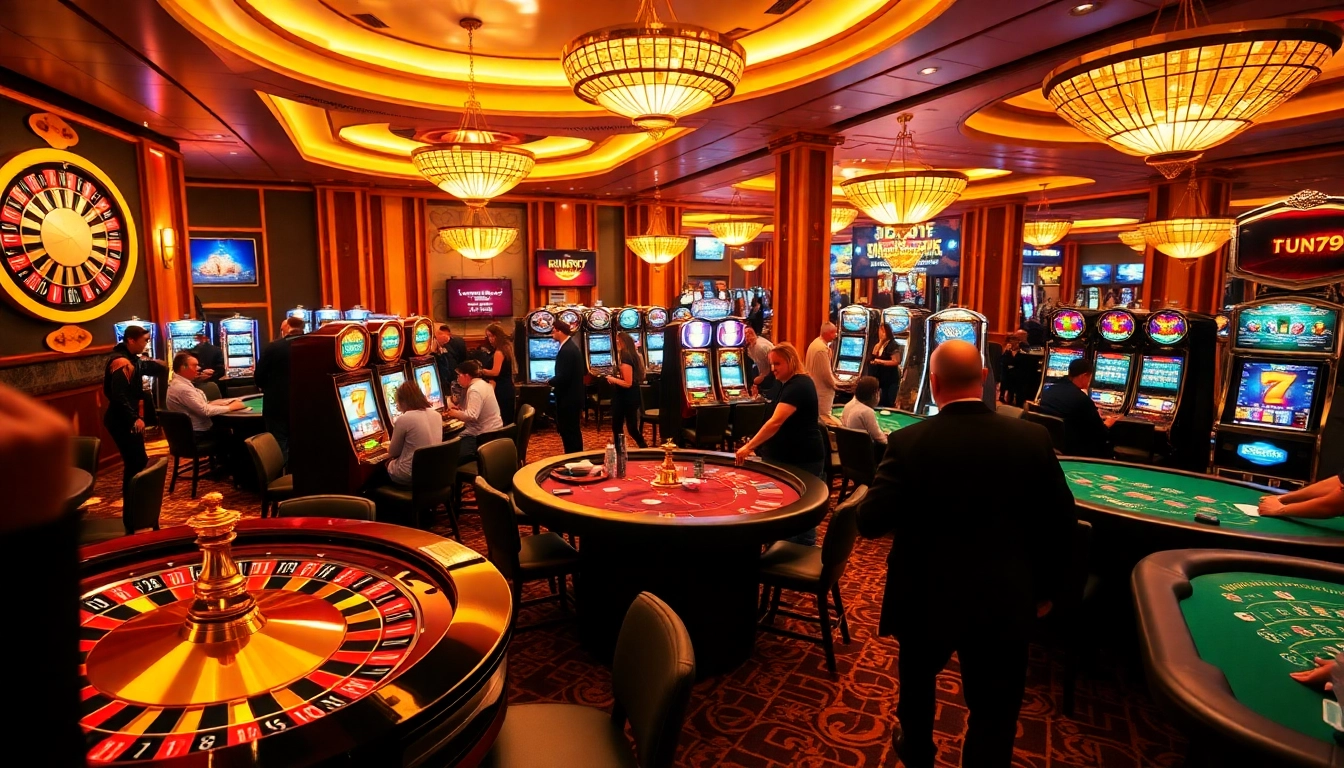 Experience thrilling gameplay at fun79 with exciting roulette and poker action.