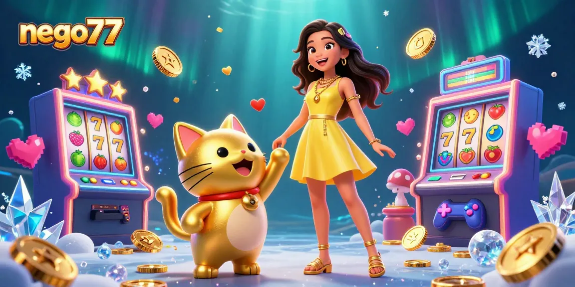 Experience the excitement of nego77 gaming with vibrant slot machines and dynamic characters!