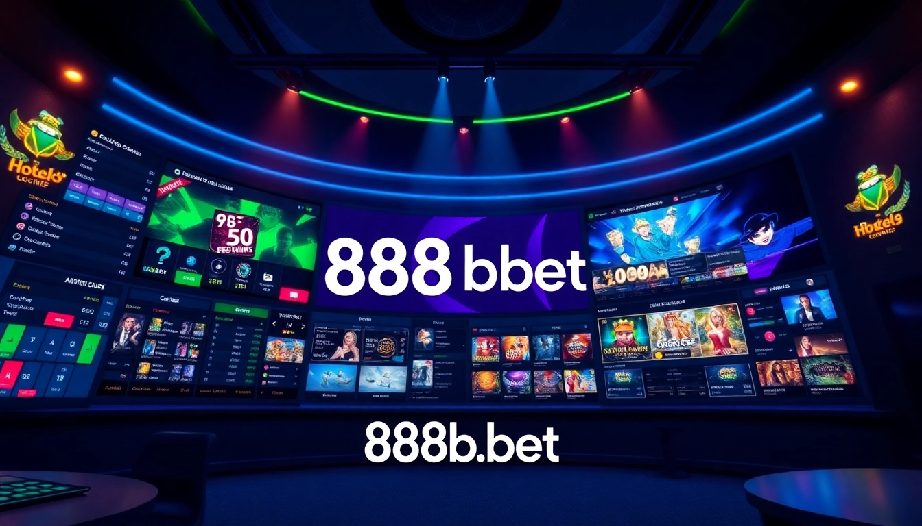 Engaging online gambling interface at 888b.bet showcasing diverse betting options and vibrant design.