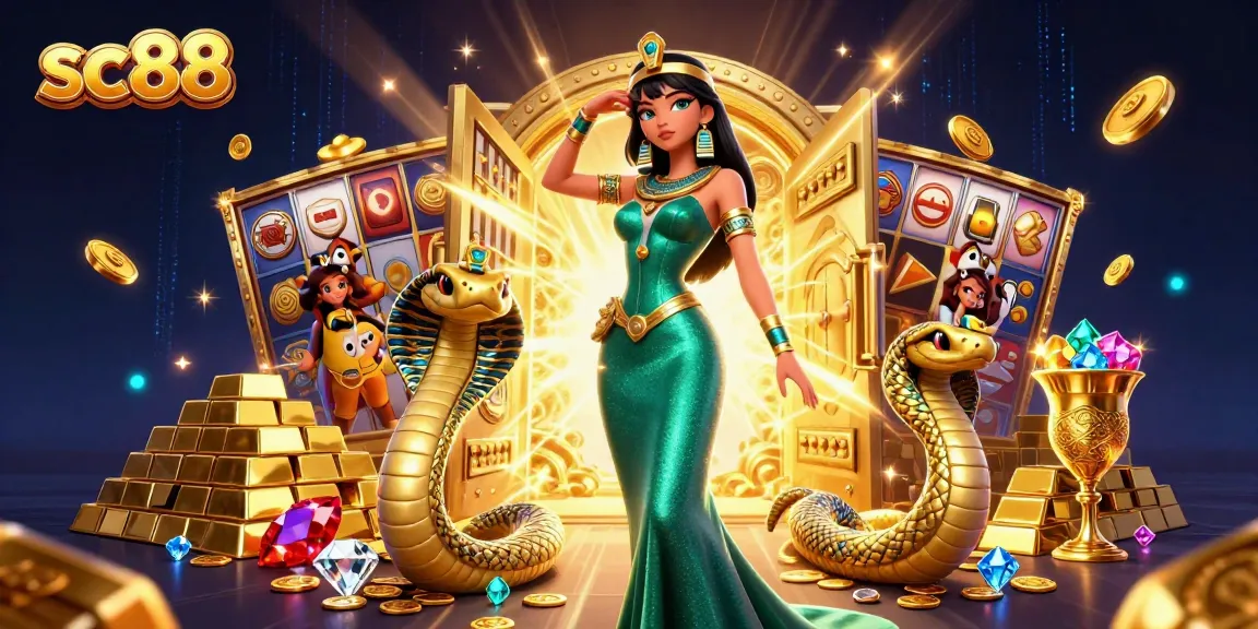Engage in thrilling gameplay at SC88 with jackpot slots and luxurious casino elements.