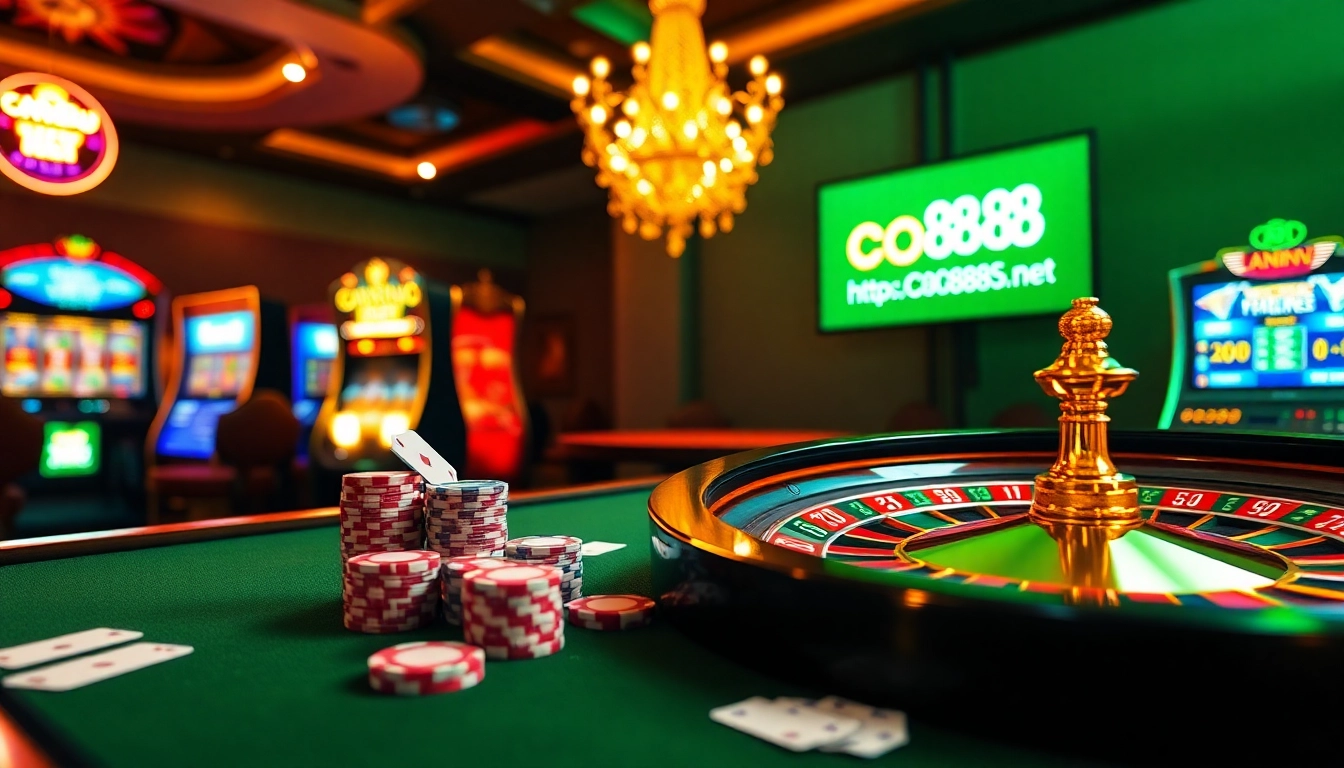 Experience the excitement of gambling at https://co88us.net/ with vibrant casino tables and immersive gaming.