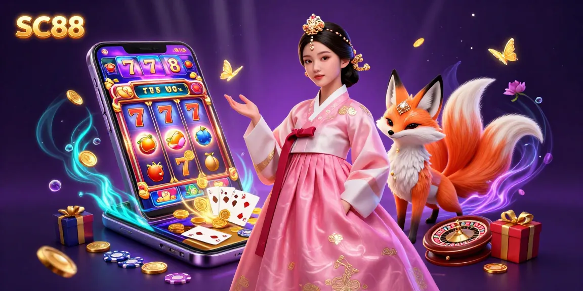 Engage in the thrilling SC88 casino experience with vibrant slot games and captivating characters.