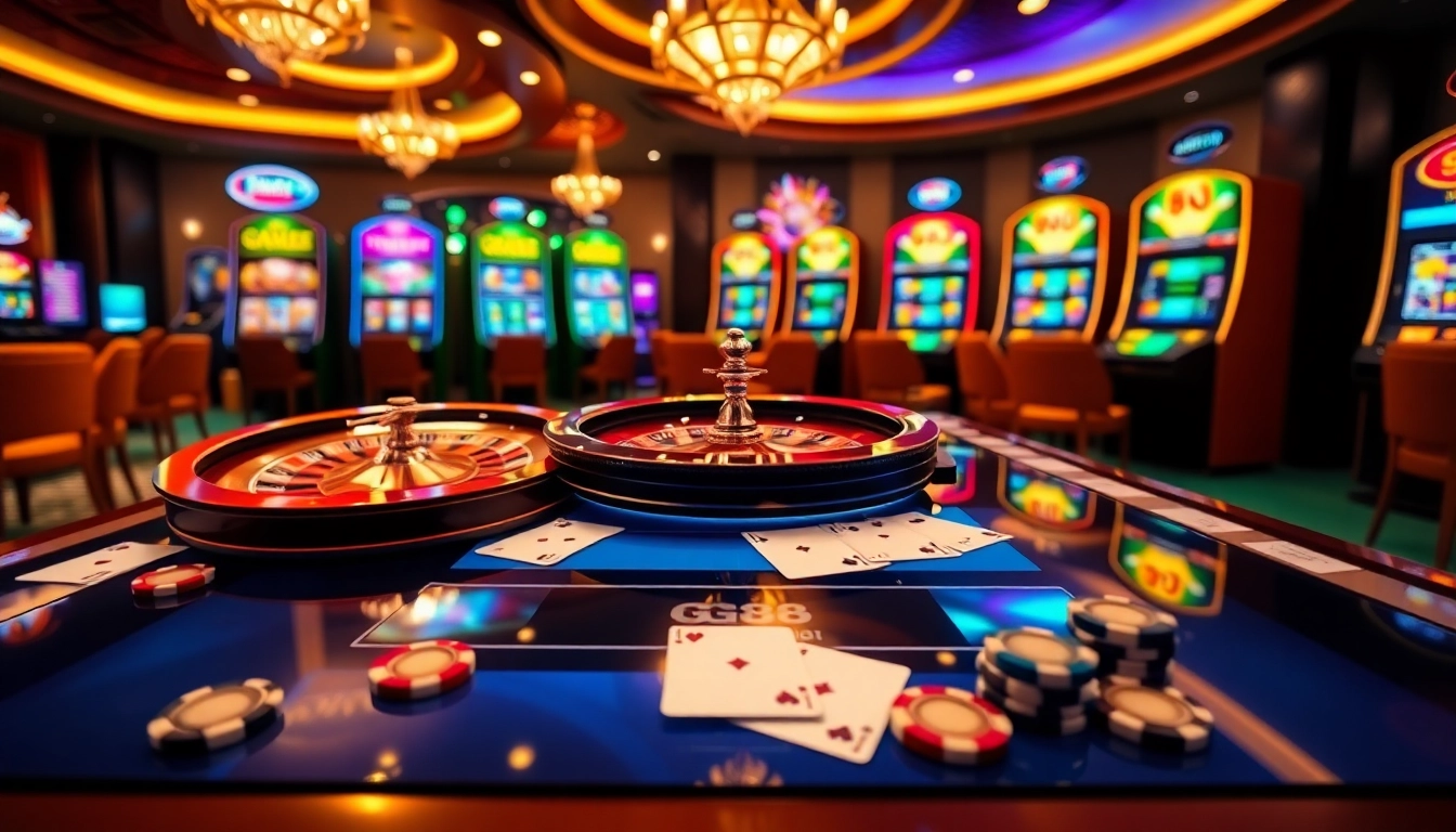 Experience thrilling gameplay with the GG88 link interface at a luxurious online casino.